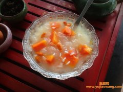 (鱼胶红枣银耳汤的做法)「秋季食疗汤」参莲银胶木瓜汤看看适