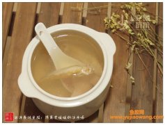 (鱼胶瘦肉西洋参炖汤做法)西洋参炖鱼胶_清晨有暖暖的汤水喝